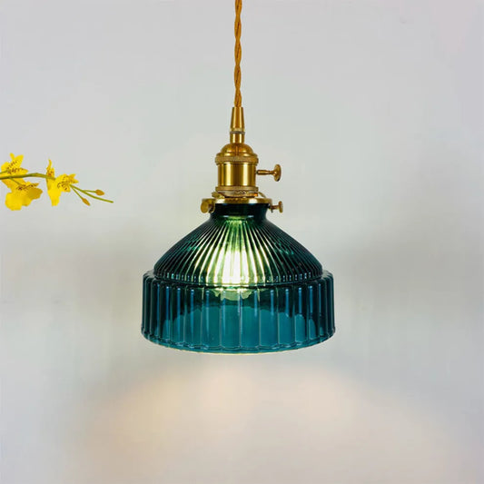 Modern Vintage Glass Lampshade Pendant Lights