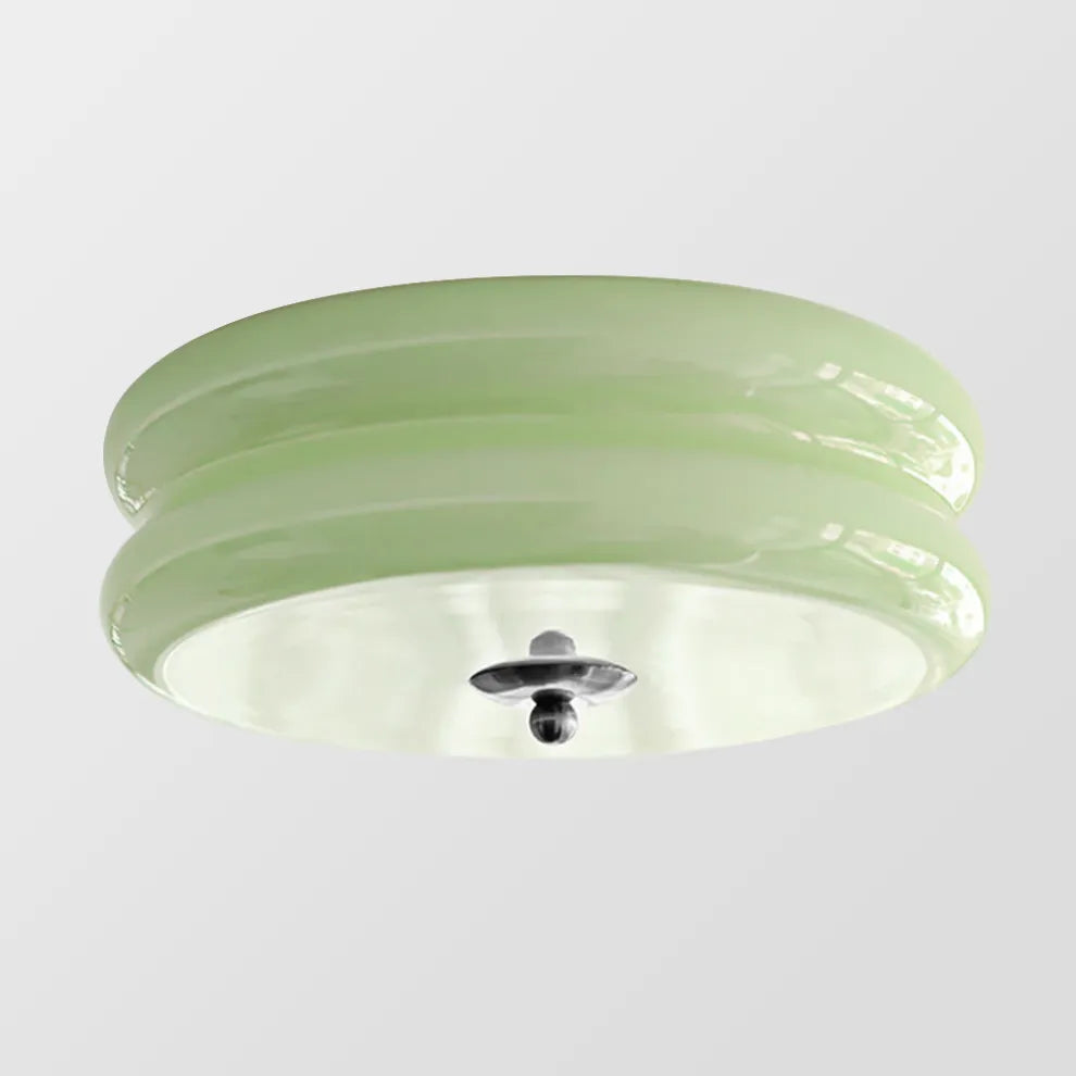 Art Deco Cream Cake Ceiling Light