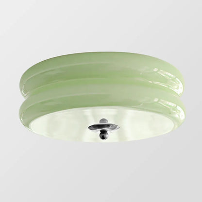 Art Deco Cream Cake Ceiling Light