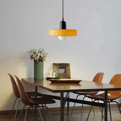 Modern Bauhaus Glass LED Pendant Light