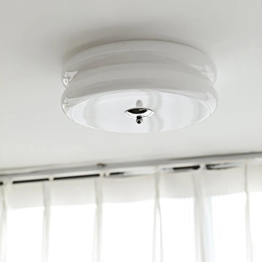 Art Deco Cream Cake Ceiling Light