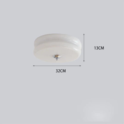Art Deco Cream Cake Ceiling Light