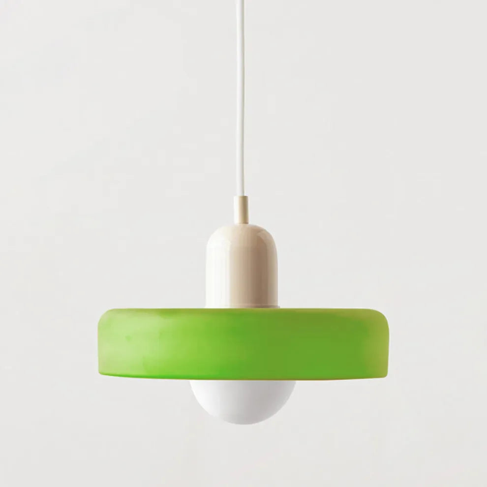 Modern Bauhaus Glass LED Pendant Light