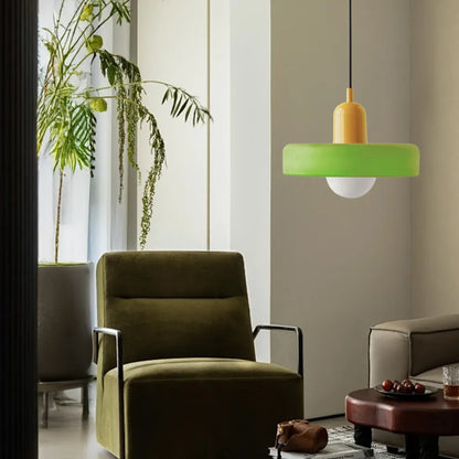 Modern Bauhaus Glass LED Pendant Light