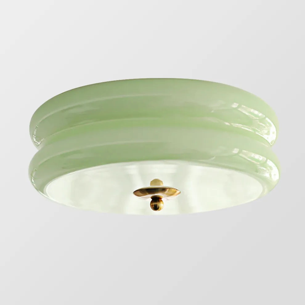 Art Deco Cream Cake Ceiling Light