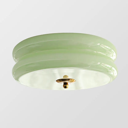 Art Deco Cream Cake Ceiling Light