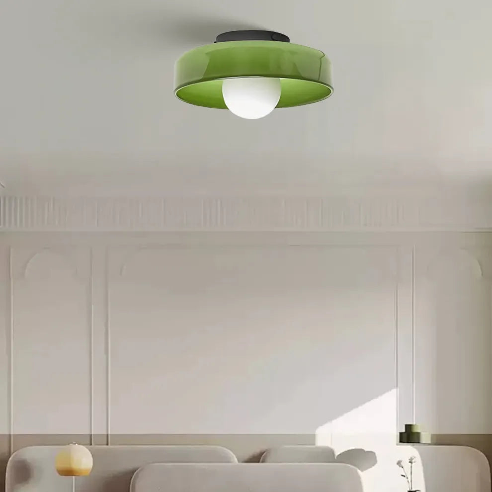 Glass Round LED Ceiling Light