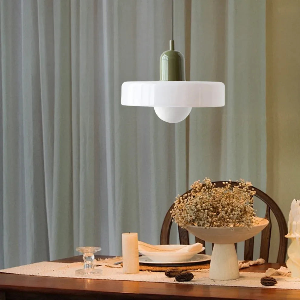 Modern Bauhaus Glass LED Pendant Light