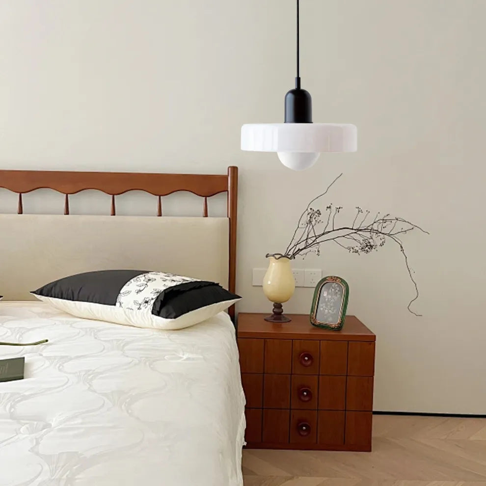 Modern Bauhaus Glass LED Pendant Light