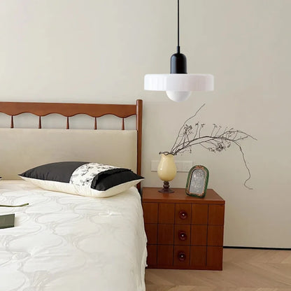 Modern Bauhaus Glass LED Pendant Light