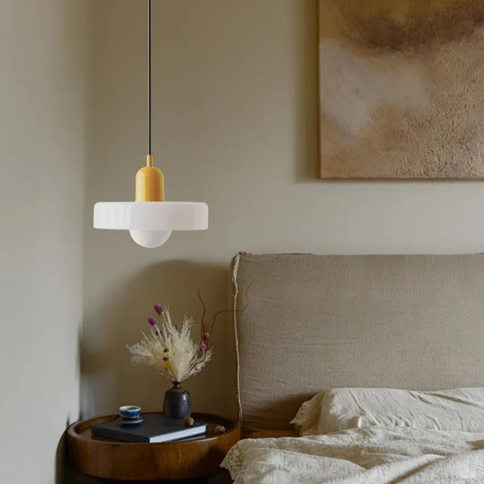 Modern Bauhaus Glass LED Pendant Light