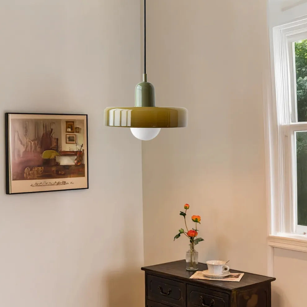 Tyalez Modern Bauhaus Glass LED Pendant Light