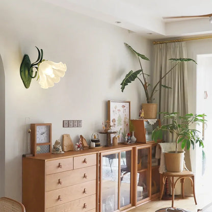 Vintage Lily of the Valley Wall Light