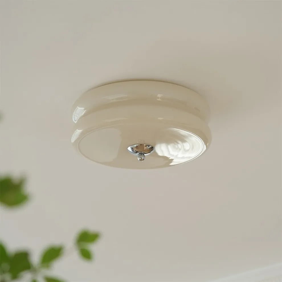 Art Deco Cream Cake Ceiling Light