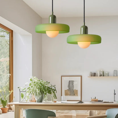 Modern Bauhaus Glass LED Pendant Light