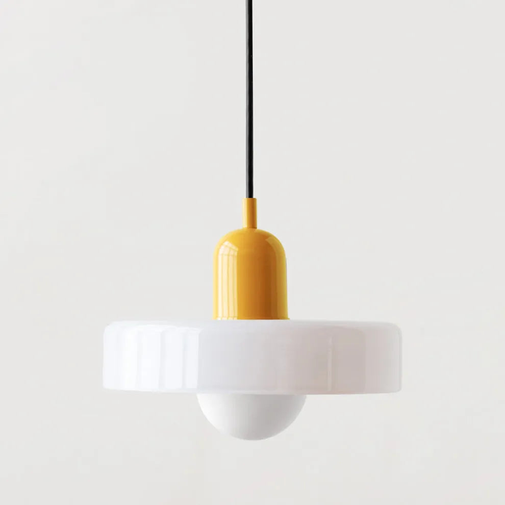 Modern Bauhaus Glass LED Pendant Light