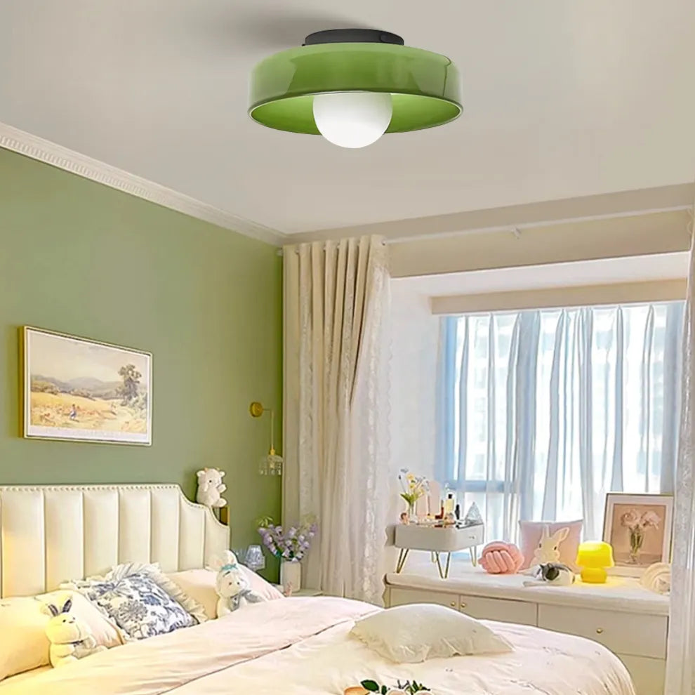 Glass Round LED Ceiling Light