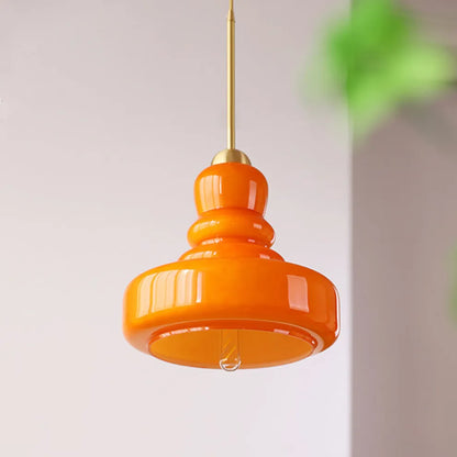 Modern Bauhaus Gourd Glass Pendant Light