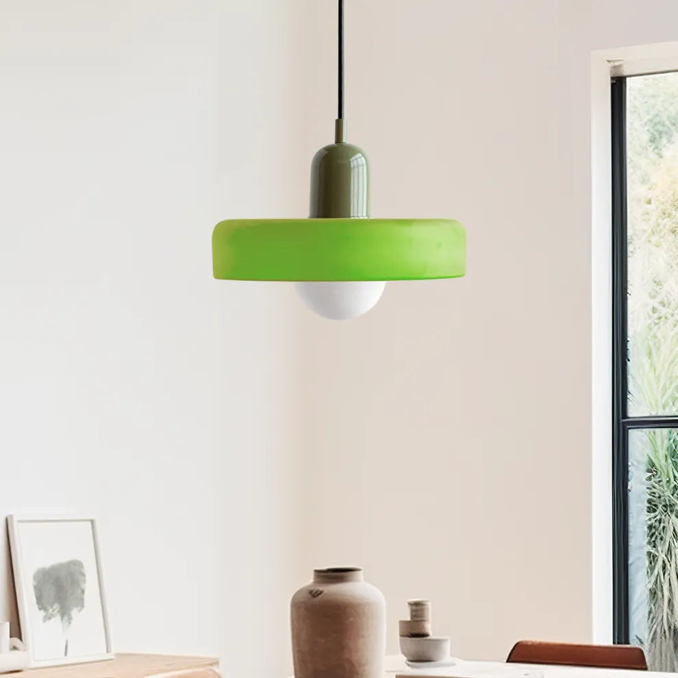 Modern Bauhaus Glass LED Pendant Light