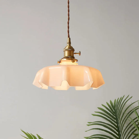 Nordic Modern Flower Glass Pendant Light