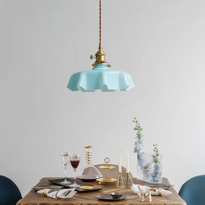 Nordic Modern Flower Glass Pendant Light