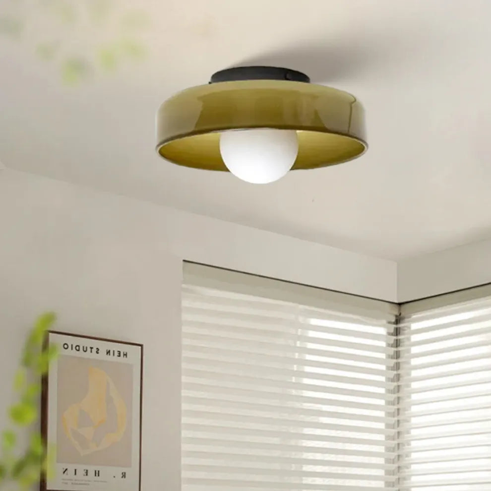 Glass Round LED Ceiling Light