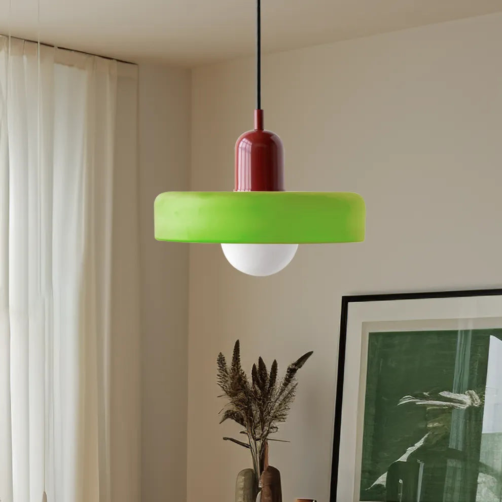 Tyalez Modern Bauhaus Glass LED Pendant Light