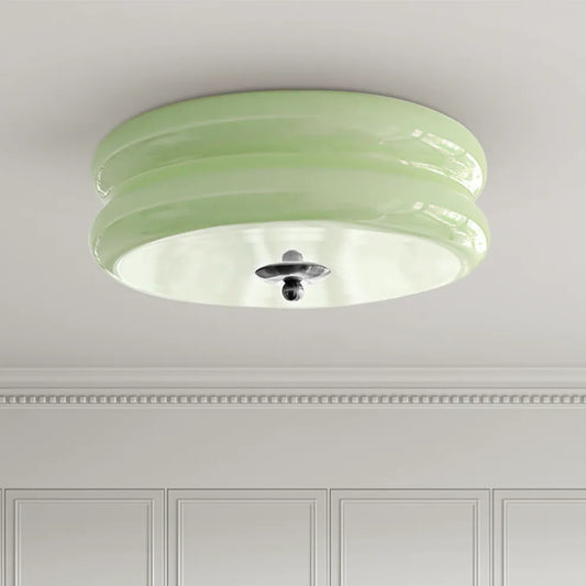 Art Deco Cream Cake Ceiling Light