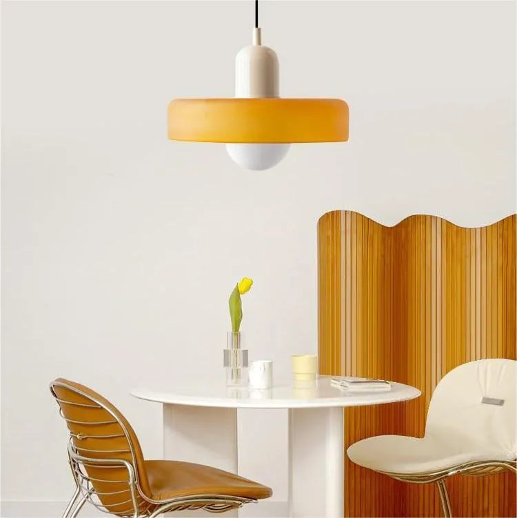 Modern Bauhaus Glass LED Pendant Light