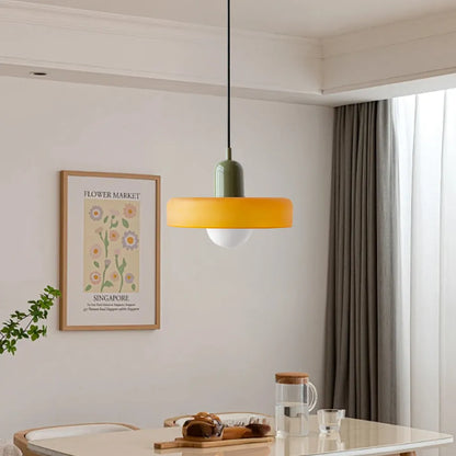 Modern Bauhaus Glass LED Pendant Light