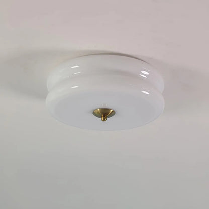 Art Deco Cream Cake Ceiling Light
