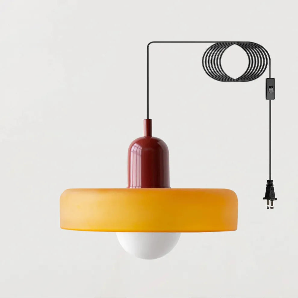 Tyalez Modern Bauhaus Glass LED Pendant Light