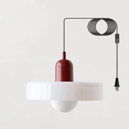 Tyalez Modern Bauhaus Glass LED Pendant Light
