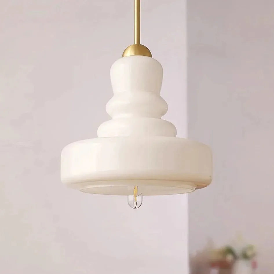 Modern Bauhaus Gourd Glass Pendant Light