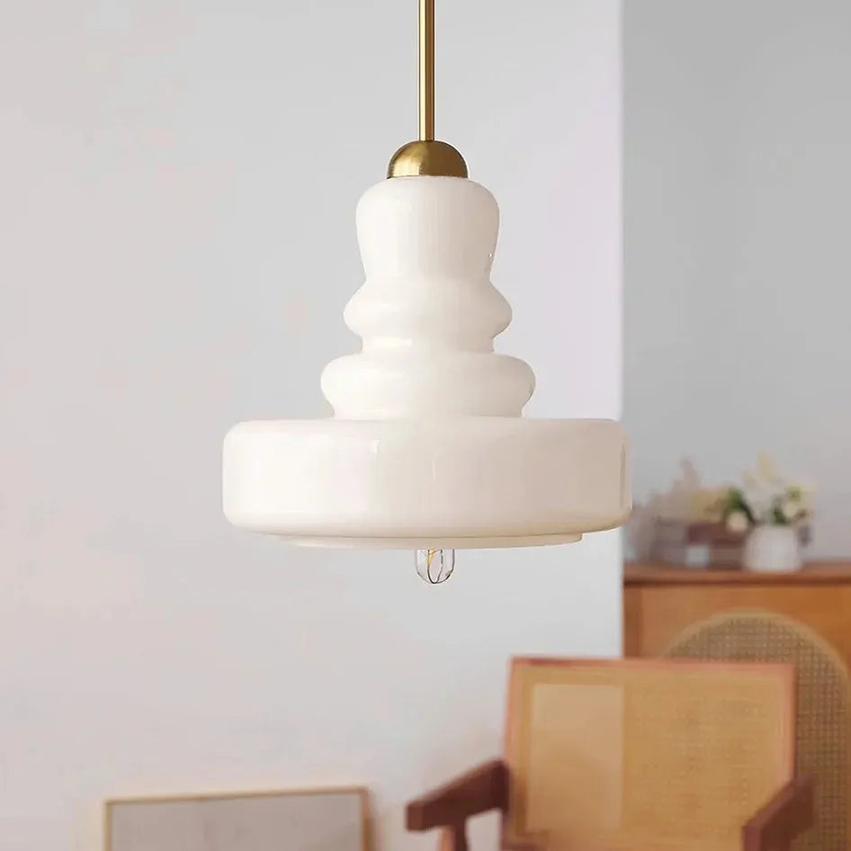 Modern Bauhaus Gourd Glass Pendant Light