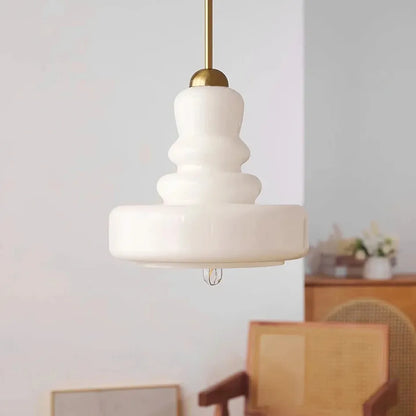 Modern Bauhaus Gourd Glass Pendant Light