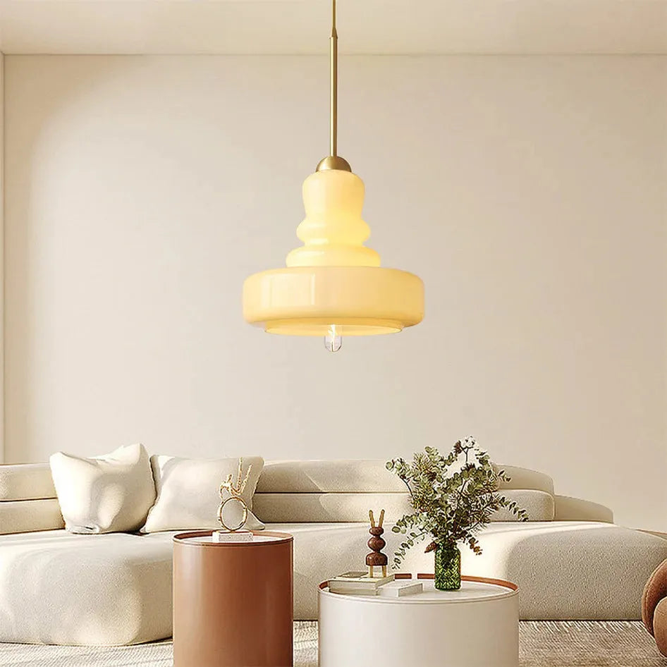 Modern Bauhaus Gourd Glass Pendant Light
