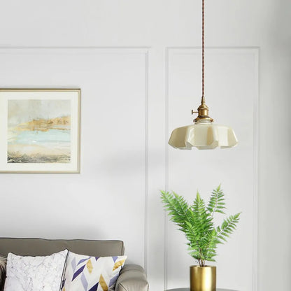 Nordic Modern Flower Glass Pendant Light