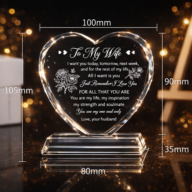 Custom Crystal Desk Ornament