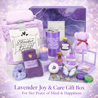 Tyalez™ Lavender Joy & Care Artisan Gift Set — Curated 13-Piece Wellness Collection