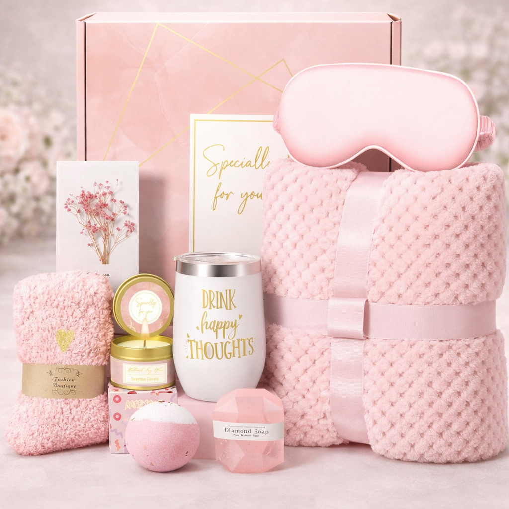 Blush Romance Wedding Gift Box