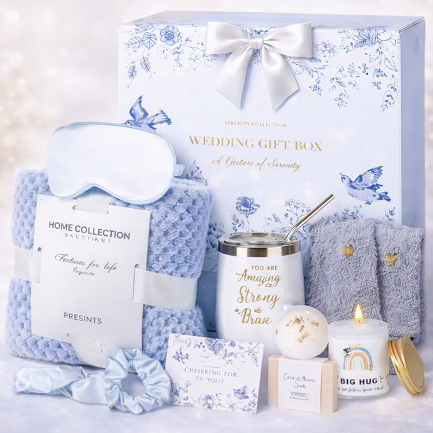 Blue Elegance Wedding Gift Box