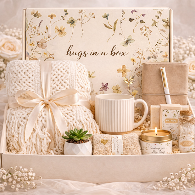 Ivory Serenity Wedding Gift Box