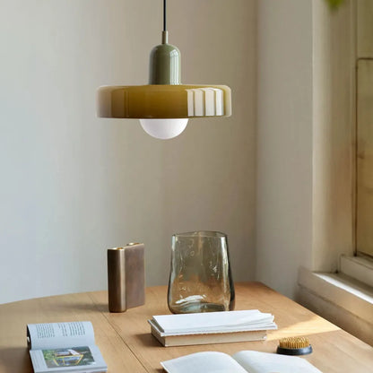 Tyalez Modern Bauhaus Glass LED Pendant Light