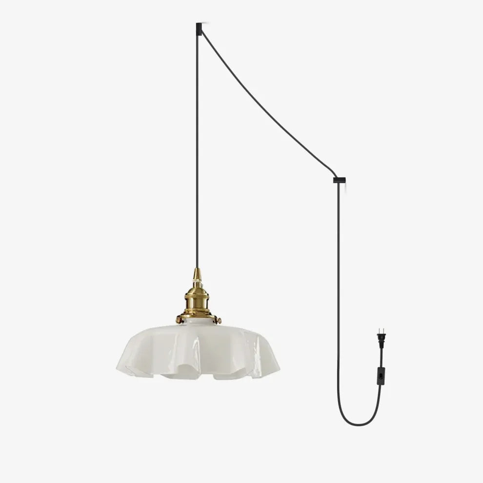 Nordic Modern Flower Glass Pendant Light