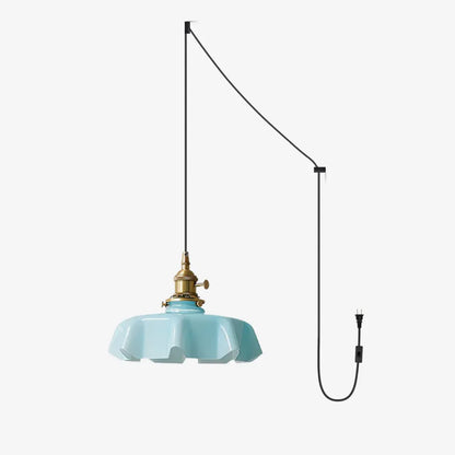 Nordic Modern Flower Glass Pendant Light