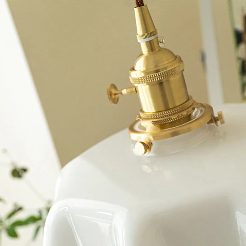 Nordic Modern Flower Glass Pendant Light