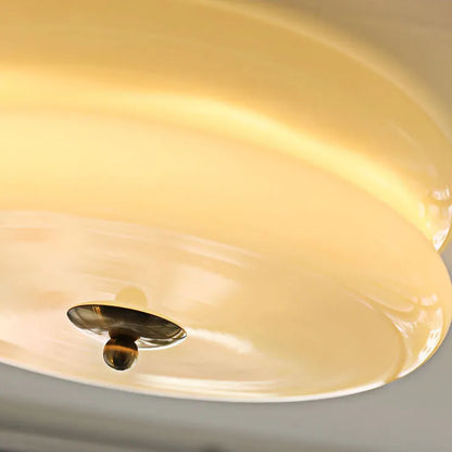 Art Deco Cream Cake Ceiling Light