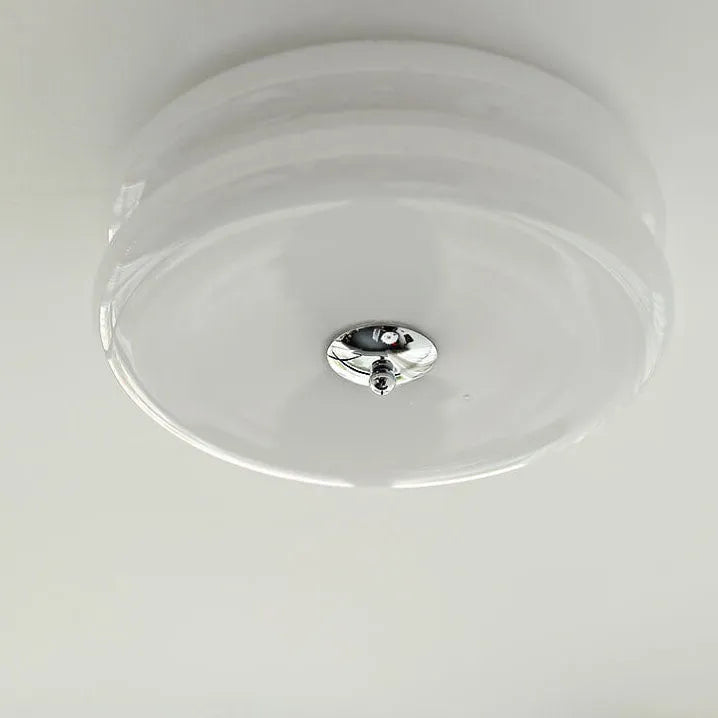 Art Deco Cream Cake Ceiling Light