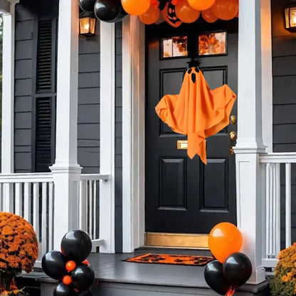 Halloween DIY LED Hanging Ghost Light – Spooky White Decoration